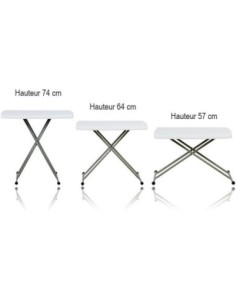Table rectangle 76cm x 50 xm