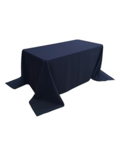 Nappe Lisse Polyester NOIRE pour table pliante rectangle 152cm x 76cm 2