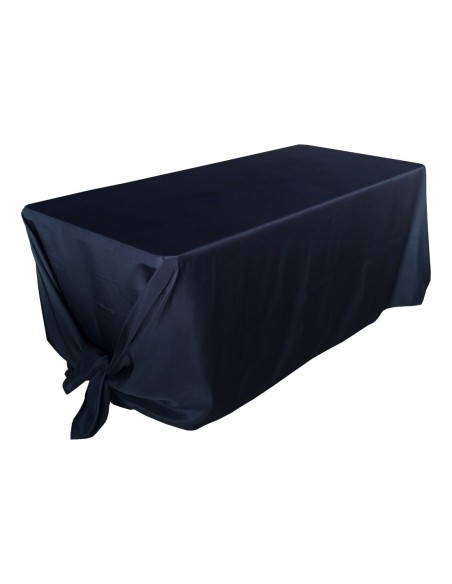 Nappe Lisse Polyester NOIRE pour table pliante rectangle 183cm x 76cm
