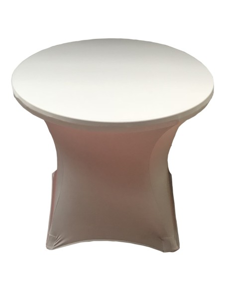 Housse Lisse Spandex DOREE pour table pliante ronde