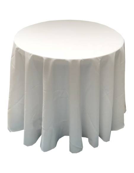 Nappe Ondulée 3 Polyester NOIRE pour table pliante ronde Diamètre 80cm