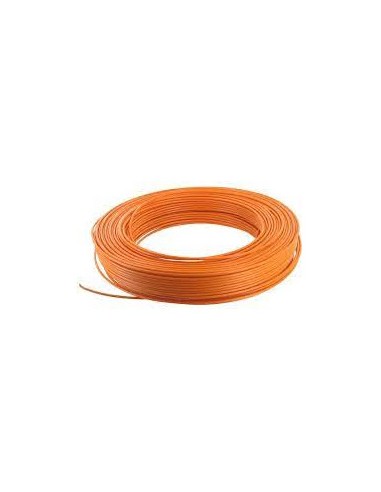 Câble électrique HO7VU 1,5mm² Orange, 100ml