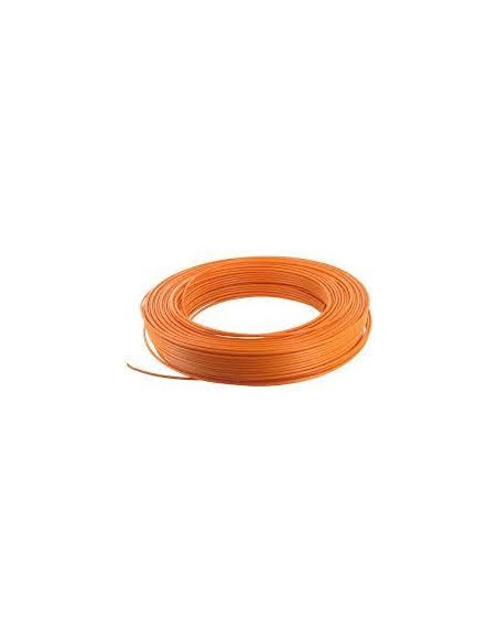 Câble électrique HO7VU 1,5mm² Orange, 100ml