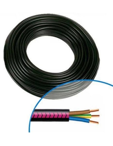 Câble électrique R2V 3G2.5mm² M/B/VJ - Couronne de 50m