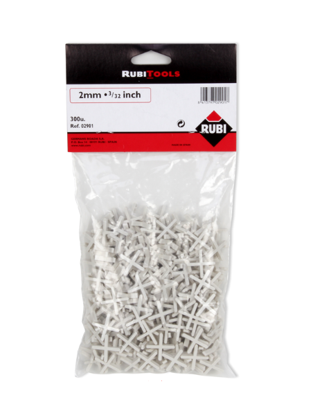 Croisillons 2 mm RUBI – Pose de carrelage précise et durable | BJS Matériel TP