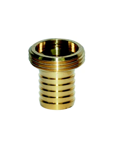 Raccord cannelé cylindrique mâle, filetage 20x27 pour tuyau Ø19 - BOUTTÉ - 2101601