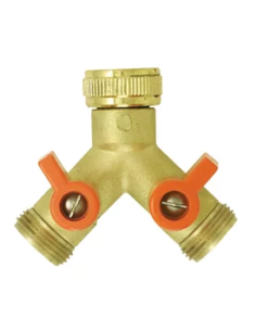 Nez sélecteur 2 circuits laiton, filetage 20x27 - BOUTTÉ - 2103469