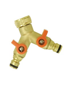 Nez sélecteur 2 circuits rapide laiton, filetage 20x27 - BOUTTÉ - 2102813