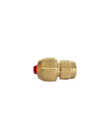 Raccord rapide d’arrosage aquastop avec bague rouge pour tuyau diam.15 - Boutté - 2102776