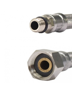 Flexible mitigeur mélangeur femelle 12x17, mâle 10x100 - 350 mm - BOUTTÉ - 1164805 2