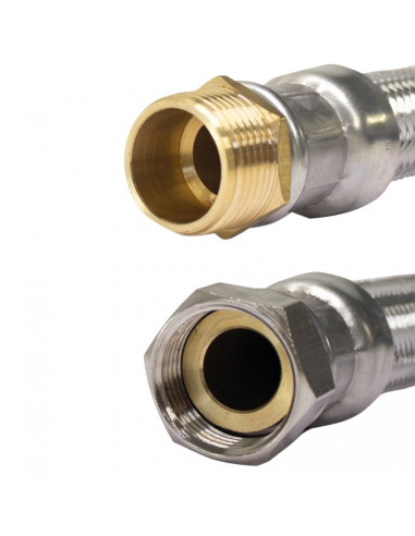 Flexible mâle femelle Ø8, filetage 12x17 - 150 mm - BOUTTÉ - 1186012