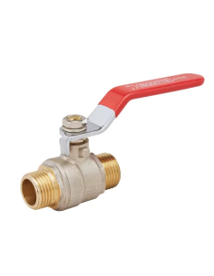 Vanne d'arrêt 1/4 de tour double mâle ACS, filetage 20x27 - BOUTTÉ - 2159350