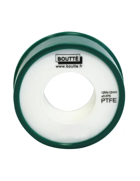 Ruban Téflon PTFE, 12 m x 12 mm - BOUTTÉ - 152889