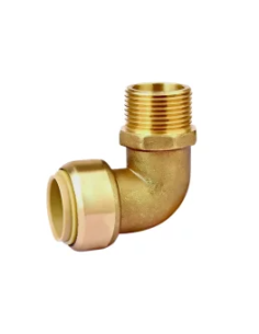 Raccord Toutub coude mâle, filetage 15X21, raccord Ø12 - BOUTTÉ - 3186645