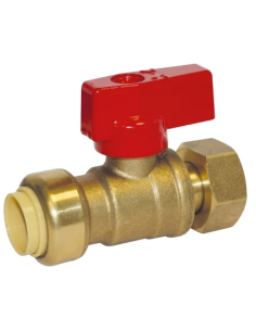 Raccord Toutub vanne laiton, écrou tournant, 15x21 - Ø12 - BOUTTÉ - 3186867