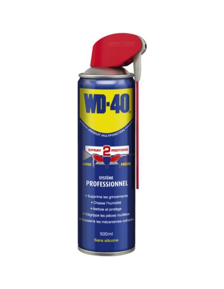 WD-40 Produit Multifonction Système Double Position 500 ML