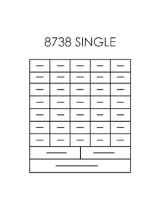 Casier métal avec 38 tiroirs 2