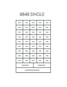 Casier métal avec 48 tiroirs 2