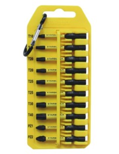 Porte-embouts 50 mm Torx® et Pozidriv – 10 pièces - STAR BLOCK