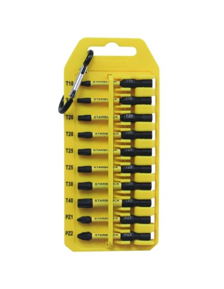 Porte-embouts 50 mm Torx® et Pozidriv – 10 pièces - STAR BLOCK