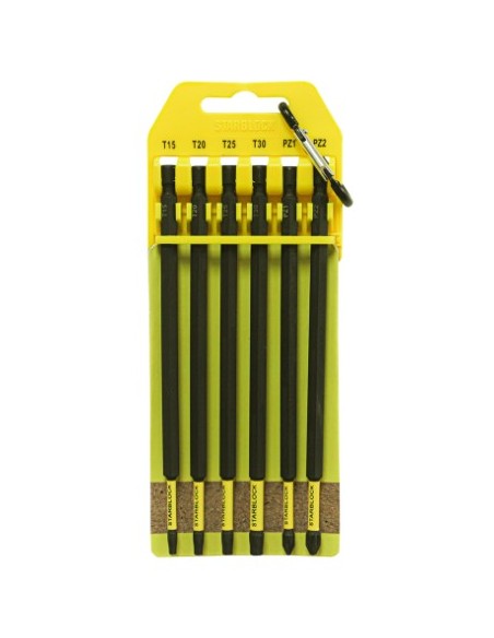 Porte-embouts 150 mm Torx® et Pozidriv – 6 pièces - STAR BLOCK