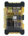 Coffret embouts de vissage et perçage Tx, Pz, Ph, Hex, forets bois – 37 pièces - STAR BLOCK