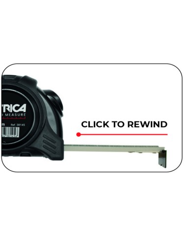Metre Black Tape – Autobloquant