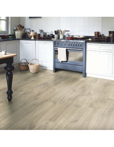 Classic Chêne Havanna naturel aspect raboté Sols stratifiés - QUICK STEP