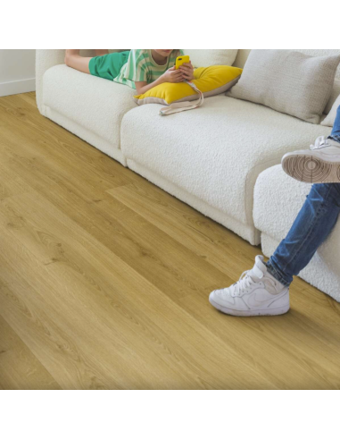 Bloom Chêne Fumé Ramageux LVT Rigide ss couche intégrée 5+1 Class 33 Gdes lames