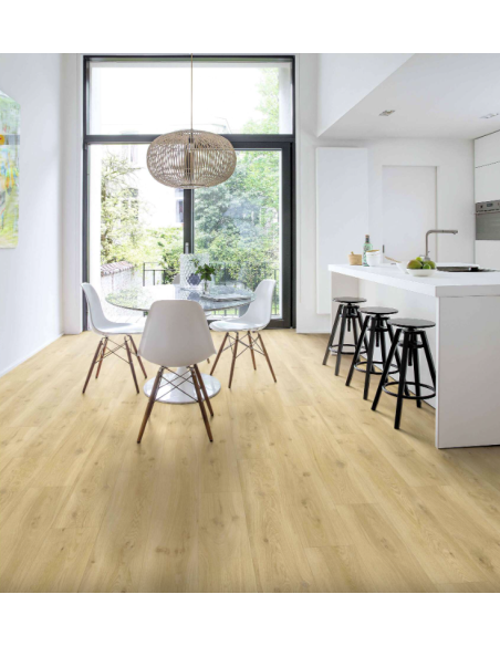 Blos Chêne flotté beige LVT Rigide ss couche intégrée 4+1 Class 33 standard