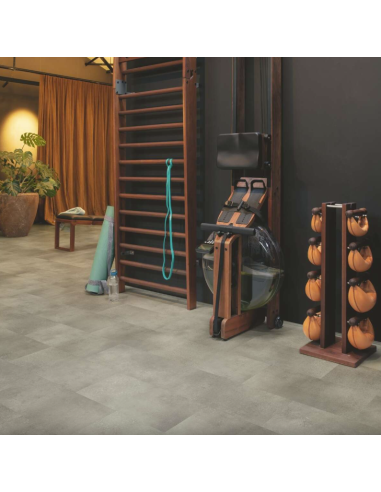 Oro Roche bétonné LVT Rigide ss couche intégrée 4+1 Class 33 Dalle standard