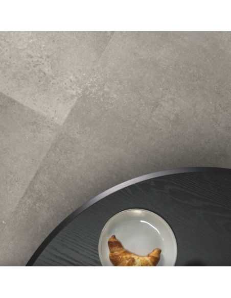 Oro Roche bétonné LVT Rigide ss couche intégrée 4+1 Class 33 Dalle standard