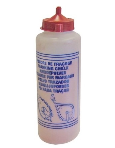 Flacon poudre 1 kg Rouge - 60128 - METRICA