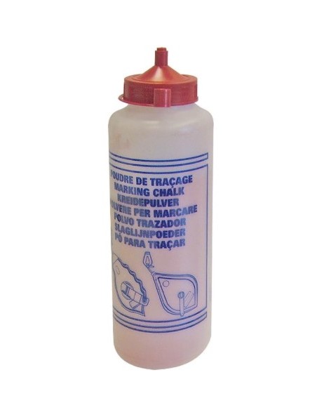 Flacon poudre 1 kg Rouge - 60128 - METRICA