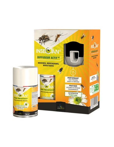 INSECTAN Diffuseur Actif NF + Aérosol 250 ml | BJS Matériel TP