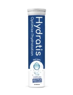 HYDRATIS - Solution d'Hydratation Aux Sels Minéraux 20 Comprimés Effervescents - NEUTRE