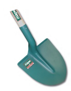 Pelle de terrassier à 2 rebords ronde largeur 25 cm Magne