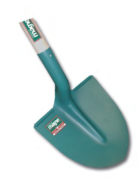 Pelle de terrassier à 2 rebords ronde largeur 25 cm Magne