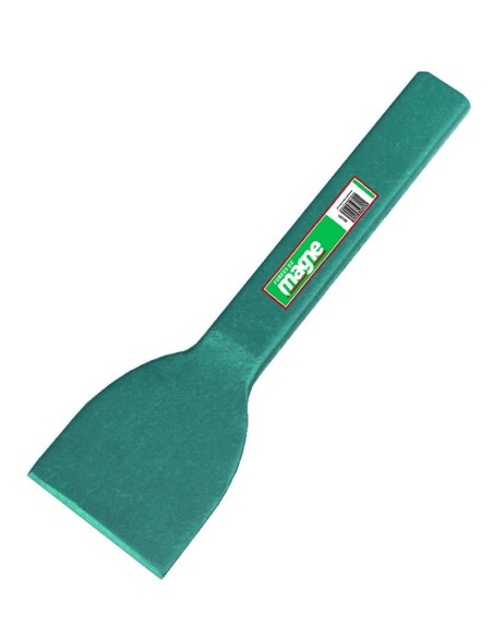 Ciseau à brique avec pare-coups caoutchouc monté 12 x 25 mm Magne