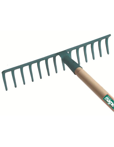 Rateau à douille forgée dents courbes Magne
