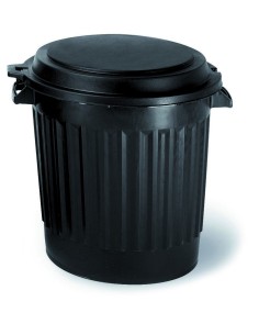 Poubelle plastique avec couvercle Magne