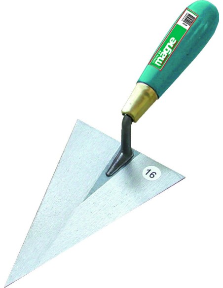 Truelle italienne pro triangulaire acier Magne