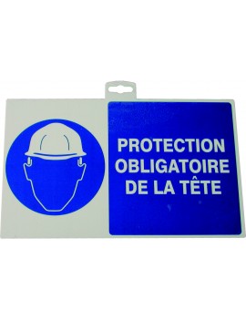 Panneau "Protection obligatoire de la tête" - 387330 - Forges de Magne
