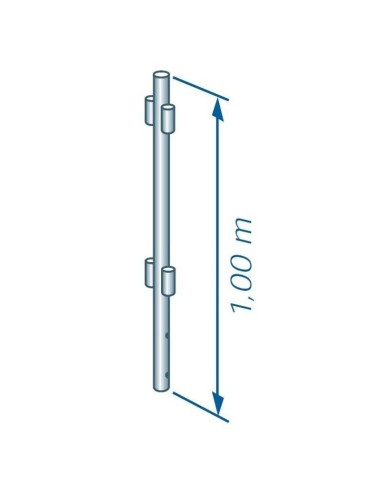 Support de garde-corps pour échafaudage Duarib F3000