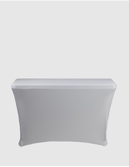 Housse Spandex pour table pliante rectangle 122 cm x 61 cm - noir