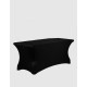 Housse Spandex pour table pliante rectangle 183 cm x 76 cm - blanc