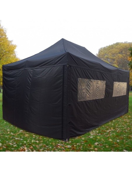 Mur fenêtre pour tente pliante de longueur 6 m - blanc