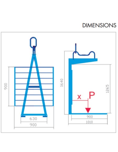 Lève-palette 1 500 kg DCM Lève-palette 1 500 kg DCM