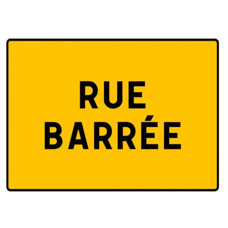 Panneau seul KC1 19P "Rue barrée"