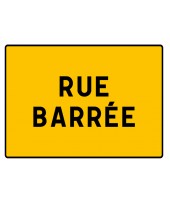 Panneau seul KC1 19P "Rue barrée"